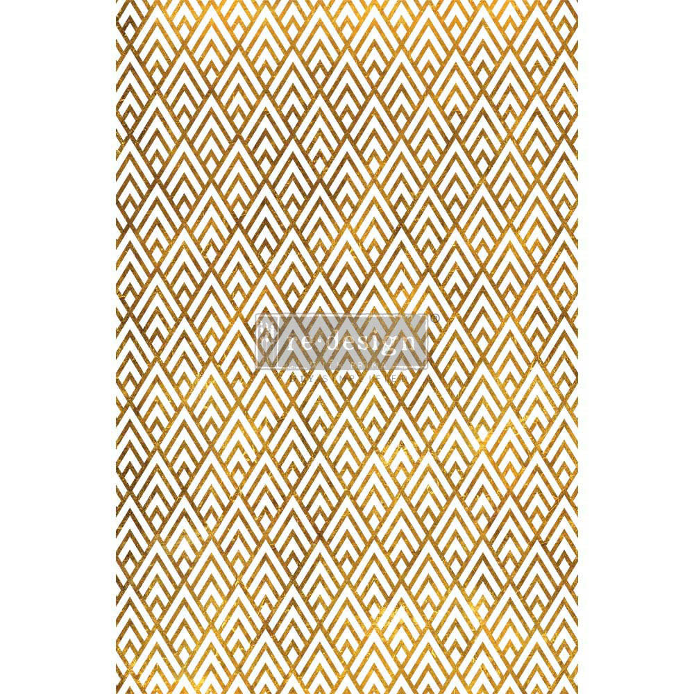 Decor Transfers® – Geo Diamond – total sheet size 24×35, cut into 2 sheets