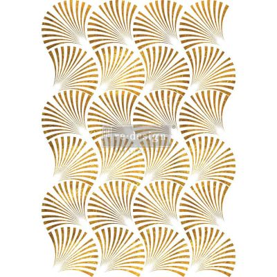 Decor Transfers® – Geo Wave – total sheet size 24×35, cut into 3 sheets
