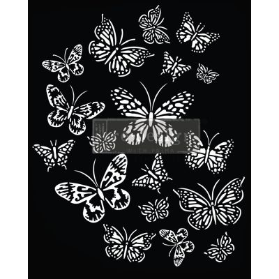 Decor Stencils® – Butterfly Love – 1 pc, sheet size 20″x16″- Laser cut on 16 mil Mylar