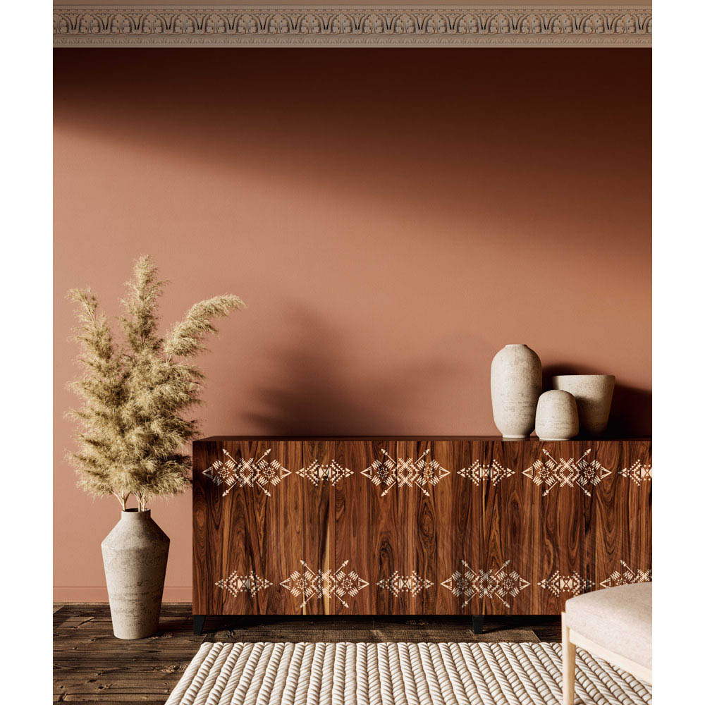 Decor Stencils® – Tribal Imprint – 1 pc, sheet size 9″x12″- Laser cut on 16 mil Mylar