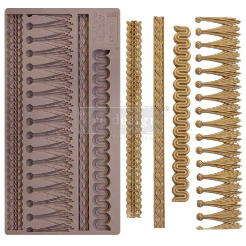 Décor Mould CECE – Tassel Fringe – 1 pc, 5″x10″x8mm Copyright #VA2326863