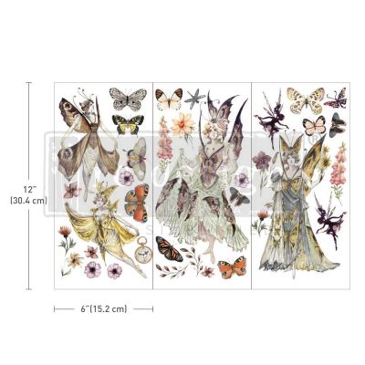 Small Transfers – Forest Fairies – 3 sheets, 6″x12″