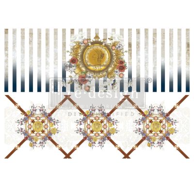 Decor Transfers® – Cece Stately & Stylish – total sheet size 24″x35″, cut into 2 sheets