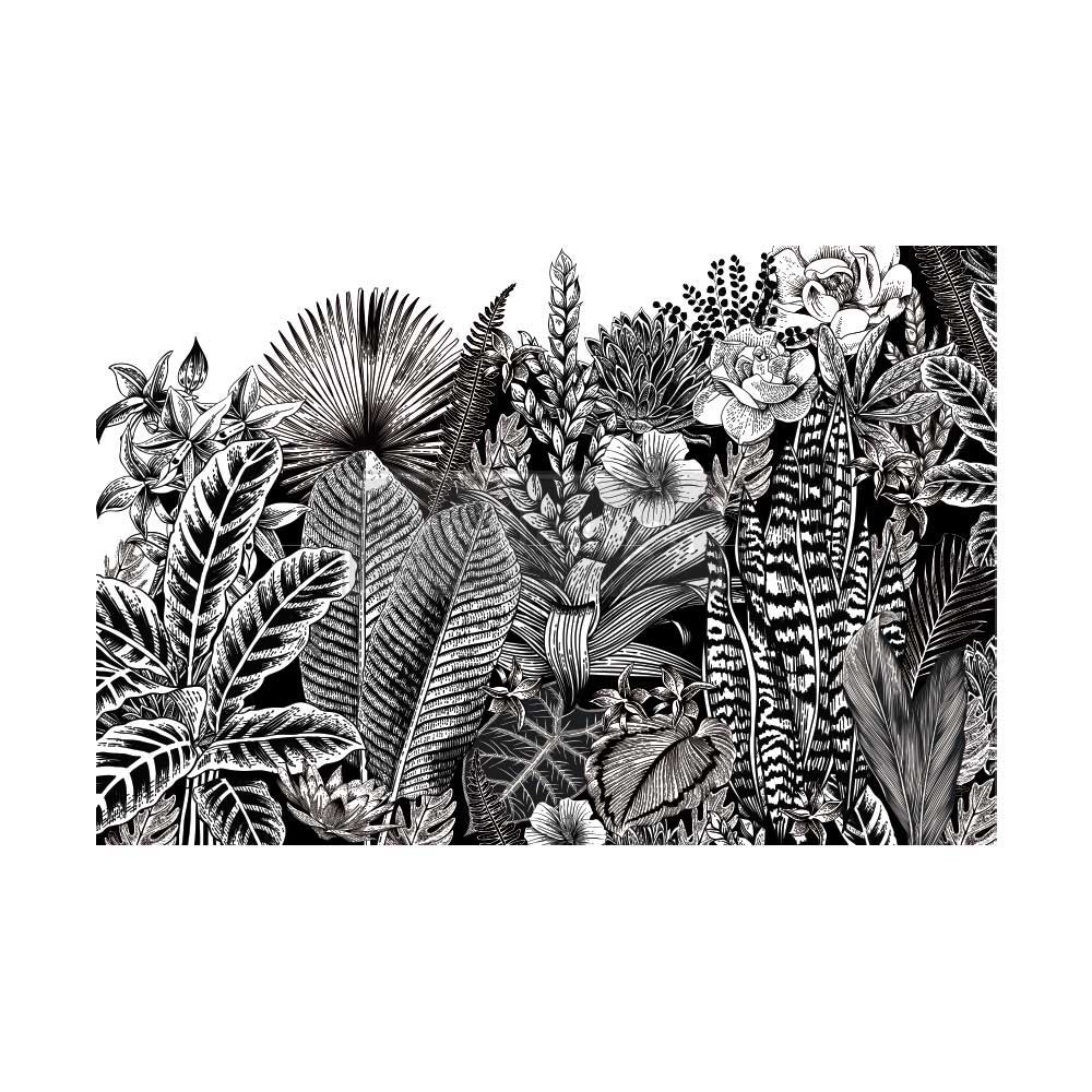 Decor Transfers® 24×35 – Abstract Jungle – total sheet size 24″x35″, cut into 2 sheets