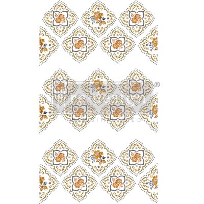 Decor Transfers® – Petite Tile – total sheet size 24″x35″, cut into 3 sheets
