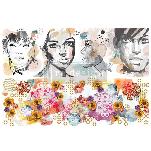 Decor Transfers® 24×35 – Cece In Truth, Beauty – total sheet size 24″x35″, cut into 2 sheets