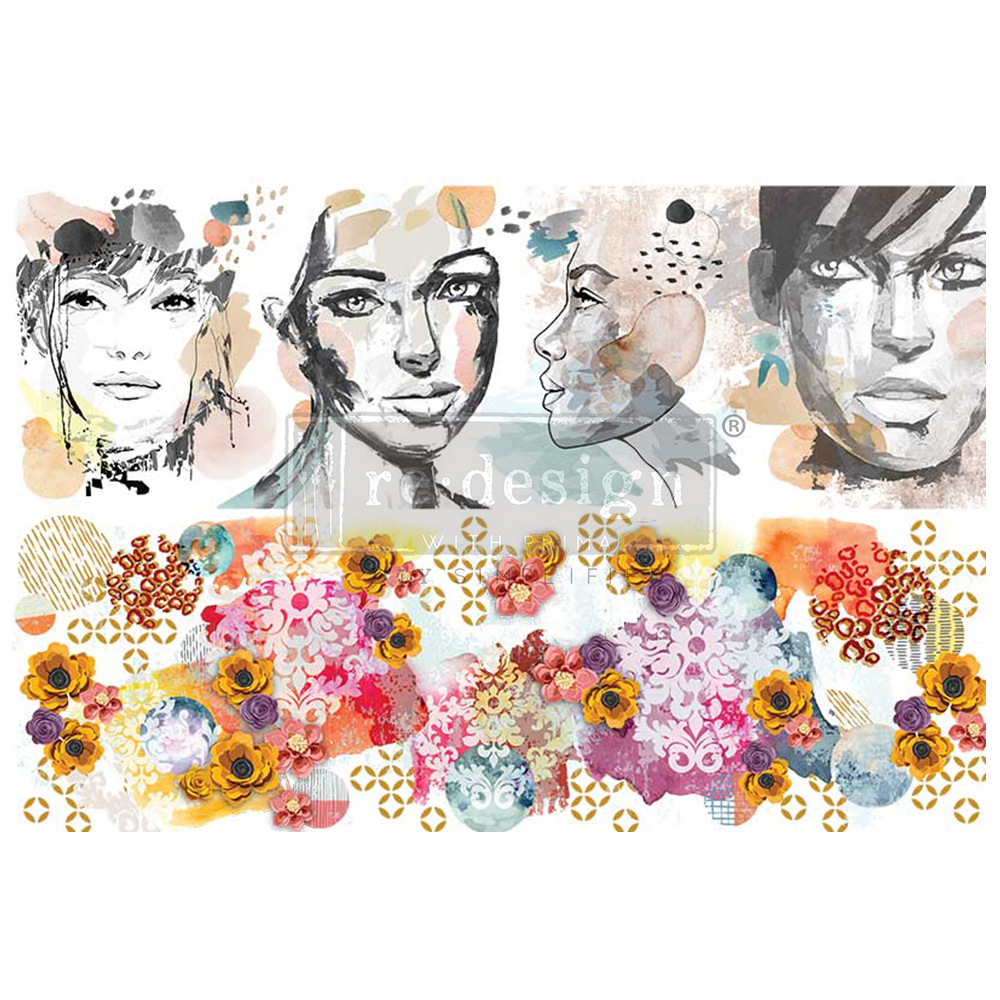 Decor Transfers® 24×35 – Cece In Truth, Beauty – total sheet size 24″x35″, cut into 2 sheets