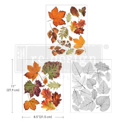 MIDDY TRANSFERS® – Crunchy Leaves Forever – 3 sheets, 8.5″x11″