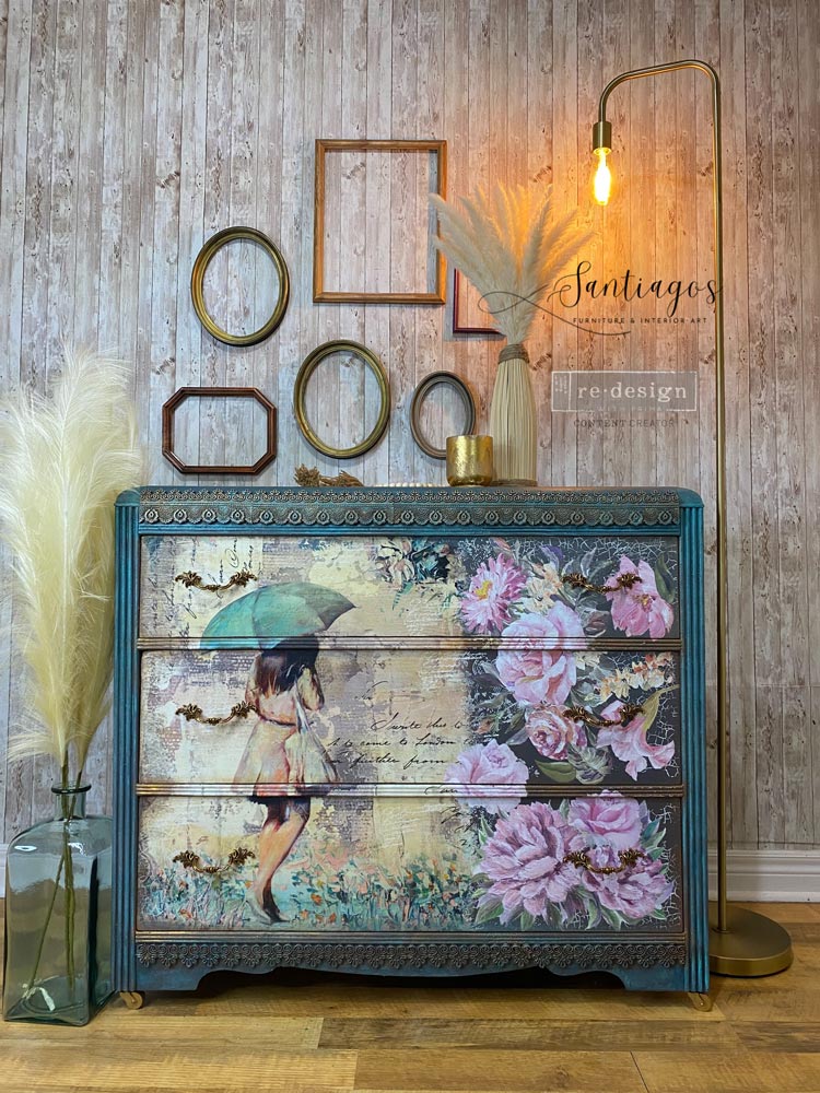 A1 Decoupage Fiber – Rainy Afternoon – 1 sheet, A1 size
