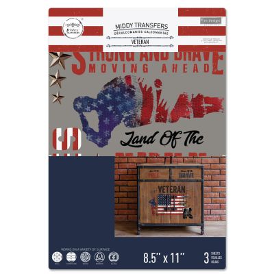 MIDDY TRANSFERS® – Veteran – 3 sheets, 8.5″x11″