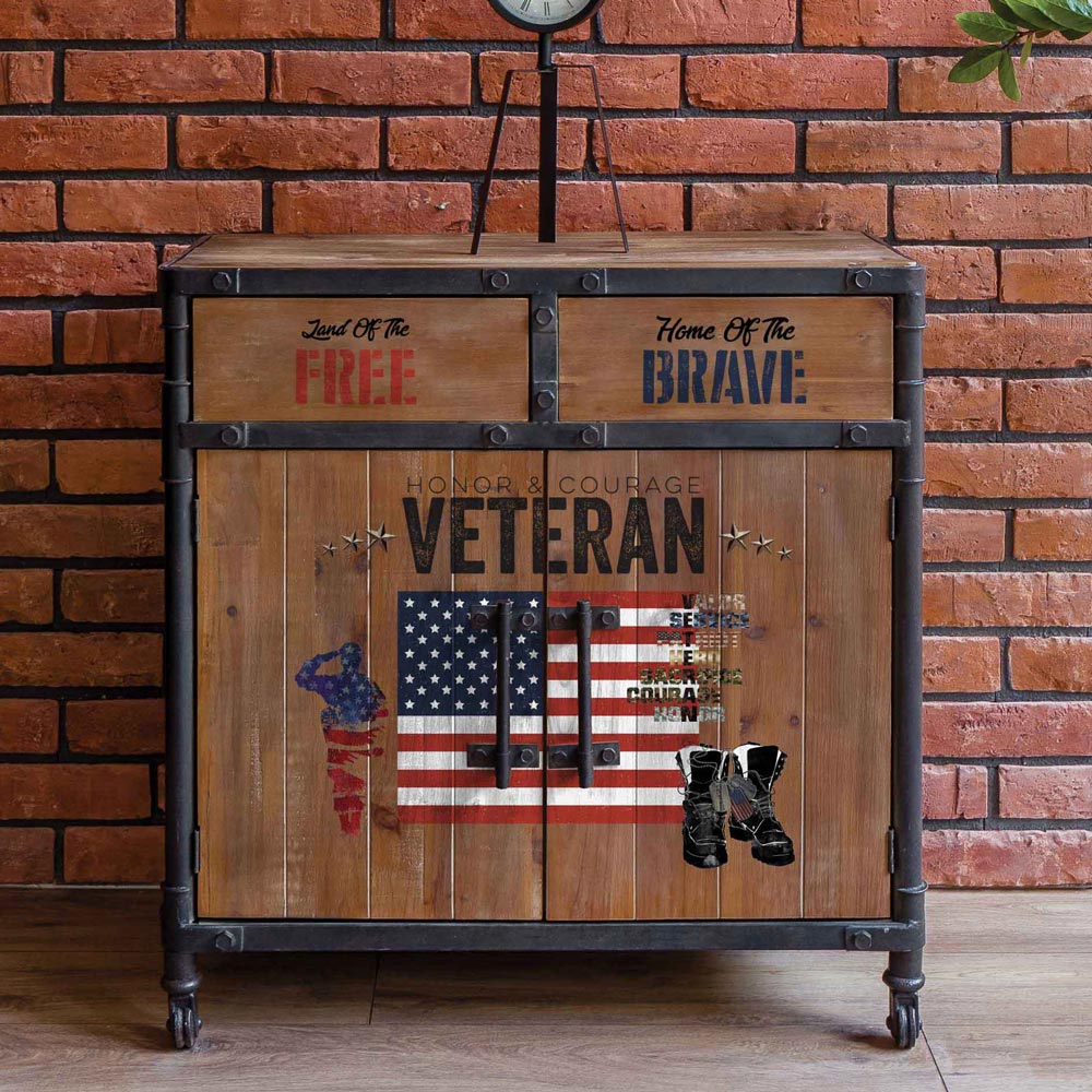 MIDDY TRANSFERS® – Veteran – 3 sheets, 8.5″x11″