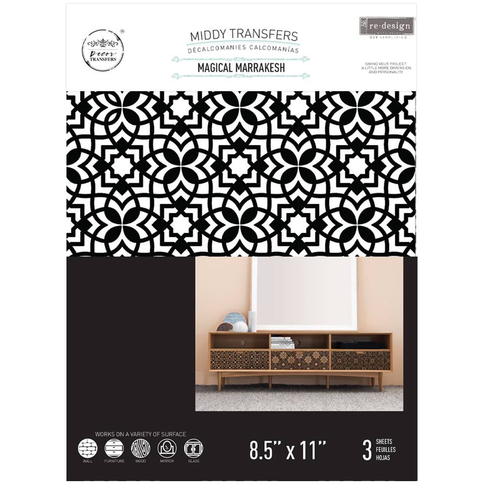 Middy Transfers® – Magical Marrakesh – 3 sheets, 8.5″x11″