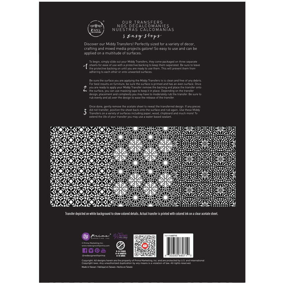 Middy Transfers® – Magical Marrakesh – 3 sheets, 8.5″x11″