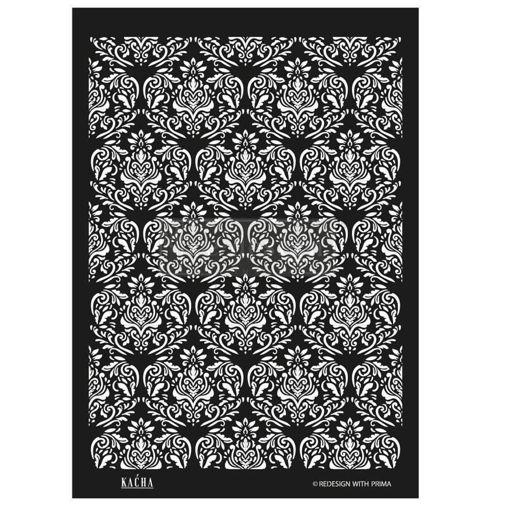 Décor Stencil Kacha – Renata – 18″x25.5″ Laser Cut On 16 Mil Mylar