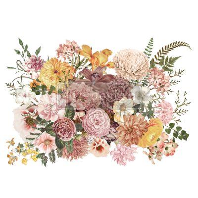 Decor Transfers® – Woodland Floral – total sheet size 24″x35″, cut into 2 sheets