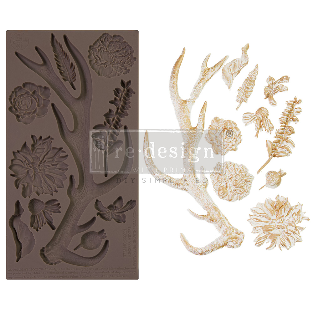 Decor Moulds® – Loggers’ Lodge 1 – 1 pc, 5″x10″x8mm