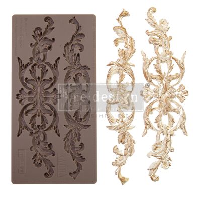 Decor Moulds® Kacha – Imperial Intricacy – 1 pc, 5″x10″x8mm Copyright #VA0002345478