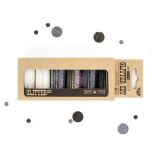Art Ingredients - Glitter Set - Ebony & Ivory 7g bottle set of 6