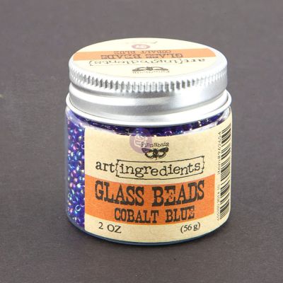 Art Ingredients-Glass Beads: Cobalt Blue 56g