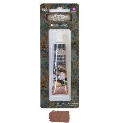 Art Alchemy-Metallique Wax-Rose Gold .68oz (20ml)