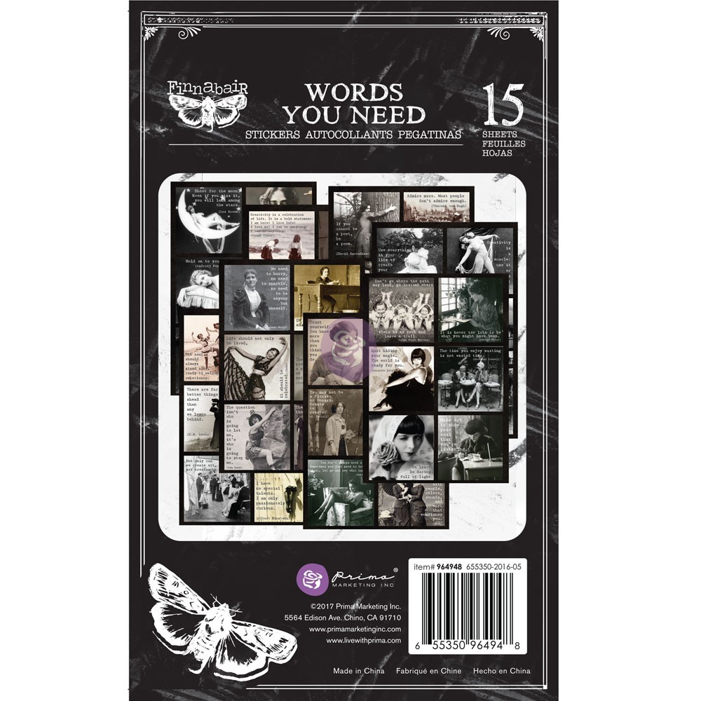 Art Daily Planner Sticker Pad - Words You Need
