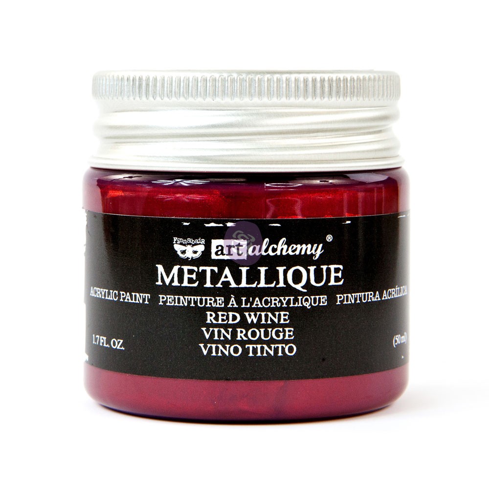 Art Alchemy Metallique Acrylic Paint - Red Wine
