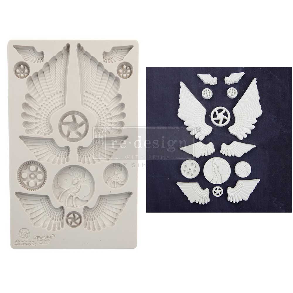 5″x8″ Mould Cogs and Wings Copyright #VA0002330654
