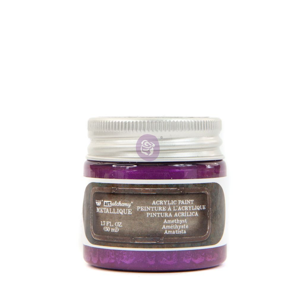 Art Alchemy- Metallique Acrylic Paint - Amethyst  1.7 fl.oz (50ml)