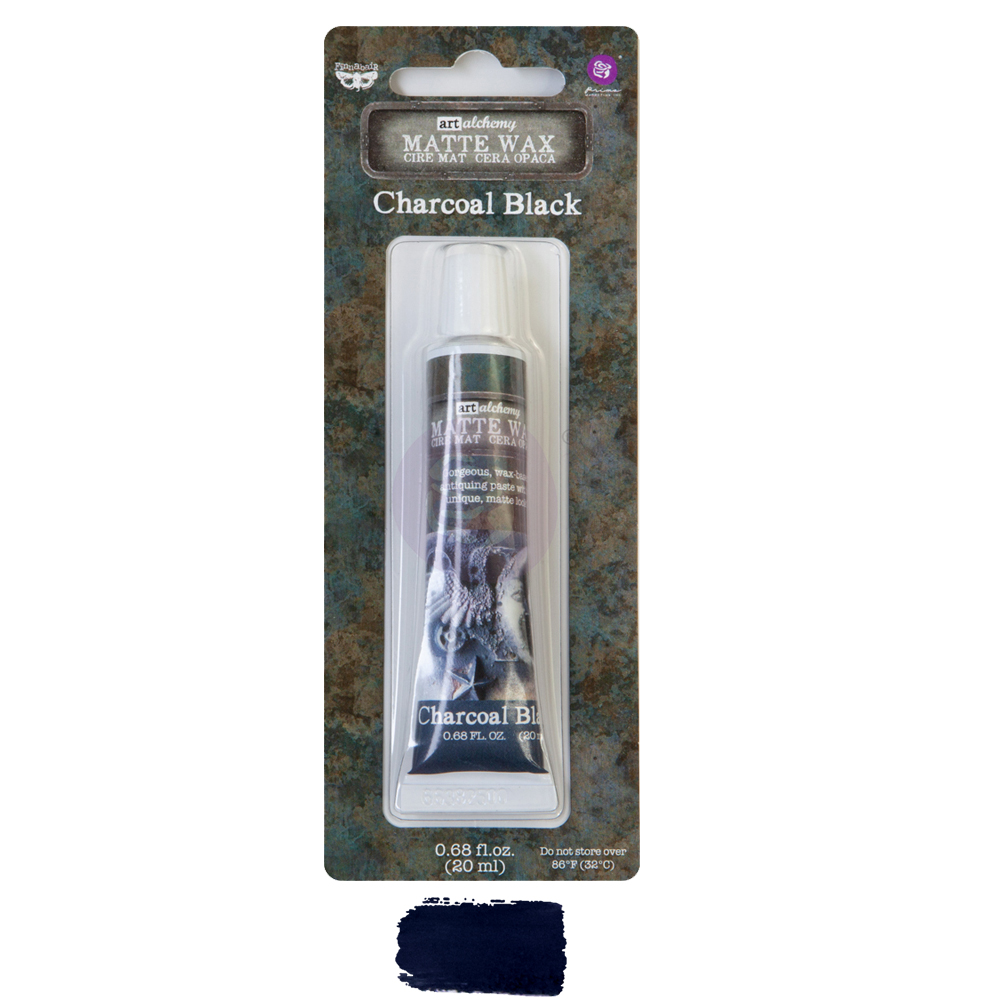 Finnabair Wax Paste – Charcoal Black – 0.68 fl oz (20 ml)