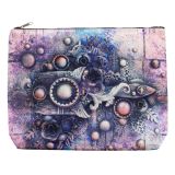 Art Basics - Big Art Pouch - Art Celebration in Purple - 13x10x1.5in