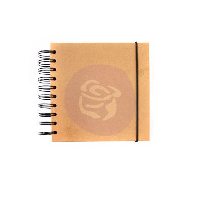 Art Daily Chipboard Journal 5.5×5.5 – 5.5″ x 5.5″ chipboard cover, 24 inner sheets 5.2″ x 5.2″ kraft paper