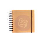 Art Daily Chipboard Journal 5.5x5.5 - 5.5" x 5.5" chipboard cover