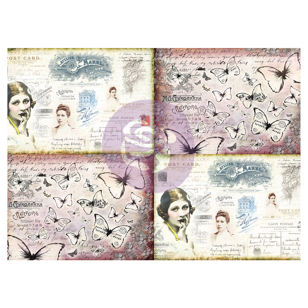 Art Daily - Decorative Paper Journaling Minis - Ladies' World - 6 sheets