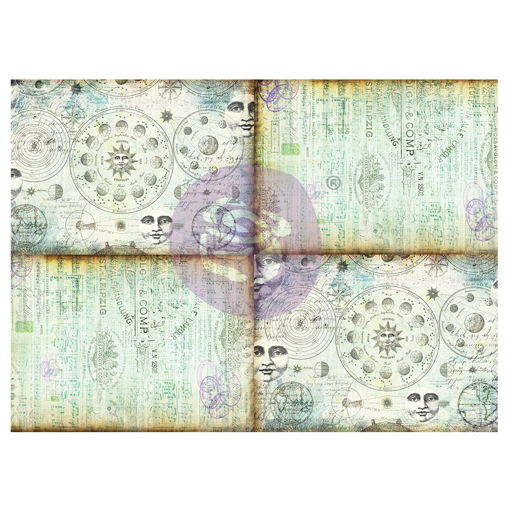 Art Daily - Decorative Paper Journaling Minis - Celestial Music - 6 sheets