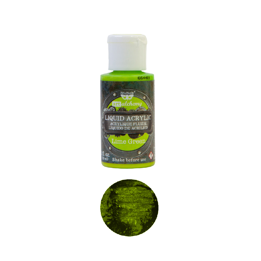 Art Alchemy - Liquid Acrylics - Lime Green - 1 bottle