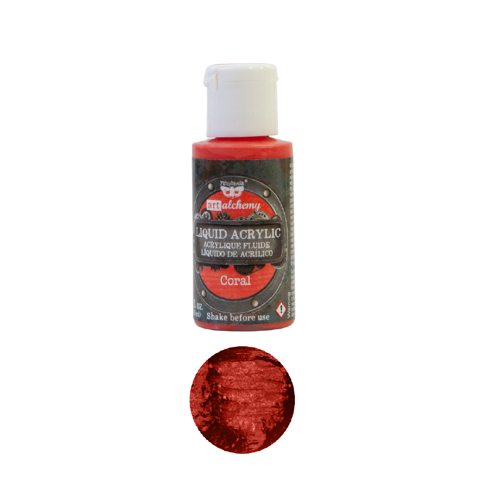 Art Alchemy - Liquid Acrylics - Coral - 1 bottle