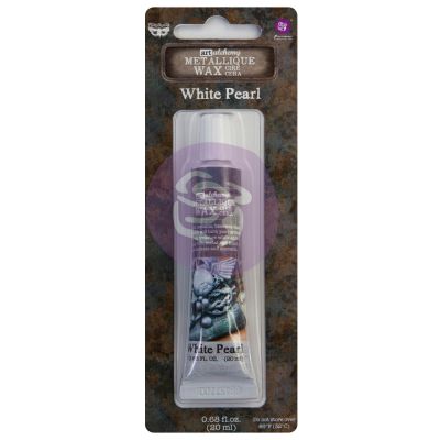 Art Alchemy – Metallique Wax – White Pearl – 1 tube, 20ml