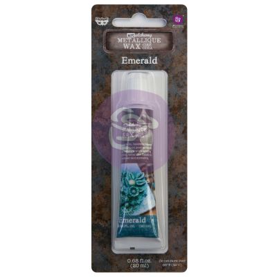 Art Alchemy – Metallique Wax – Emerald – 1 tube, 20ml