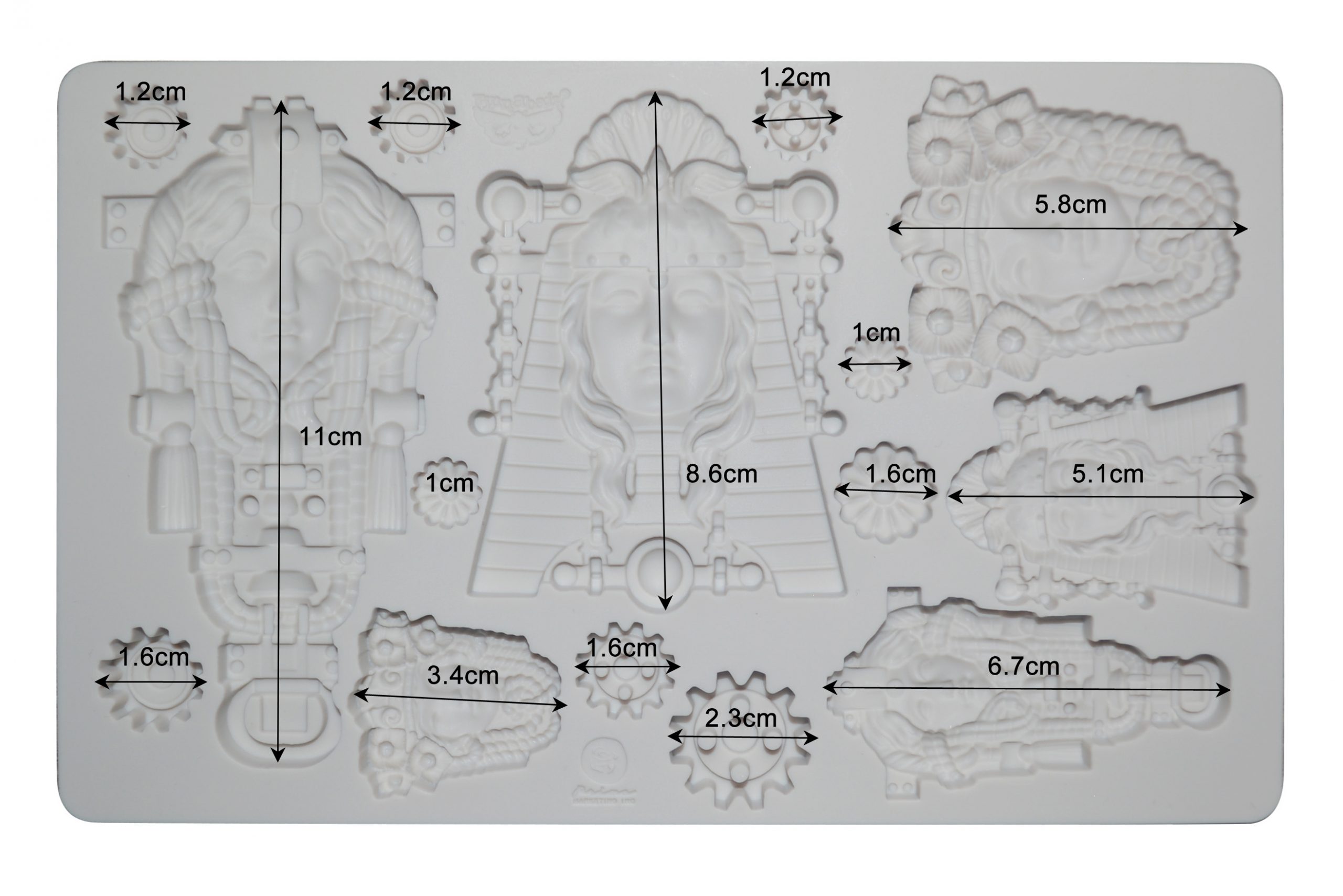 Finnabair – Moulds – Queens of Steam – 1 pc, 5×8 in Copyright #VA0002330240