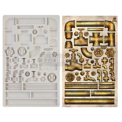 Finnabair – Moulds – Rusty Pipeline – 1 pc, 5×8 in Copyright #VA0002330241