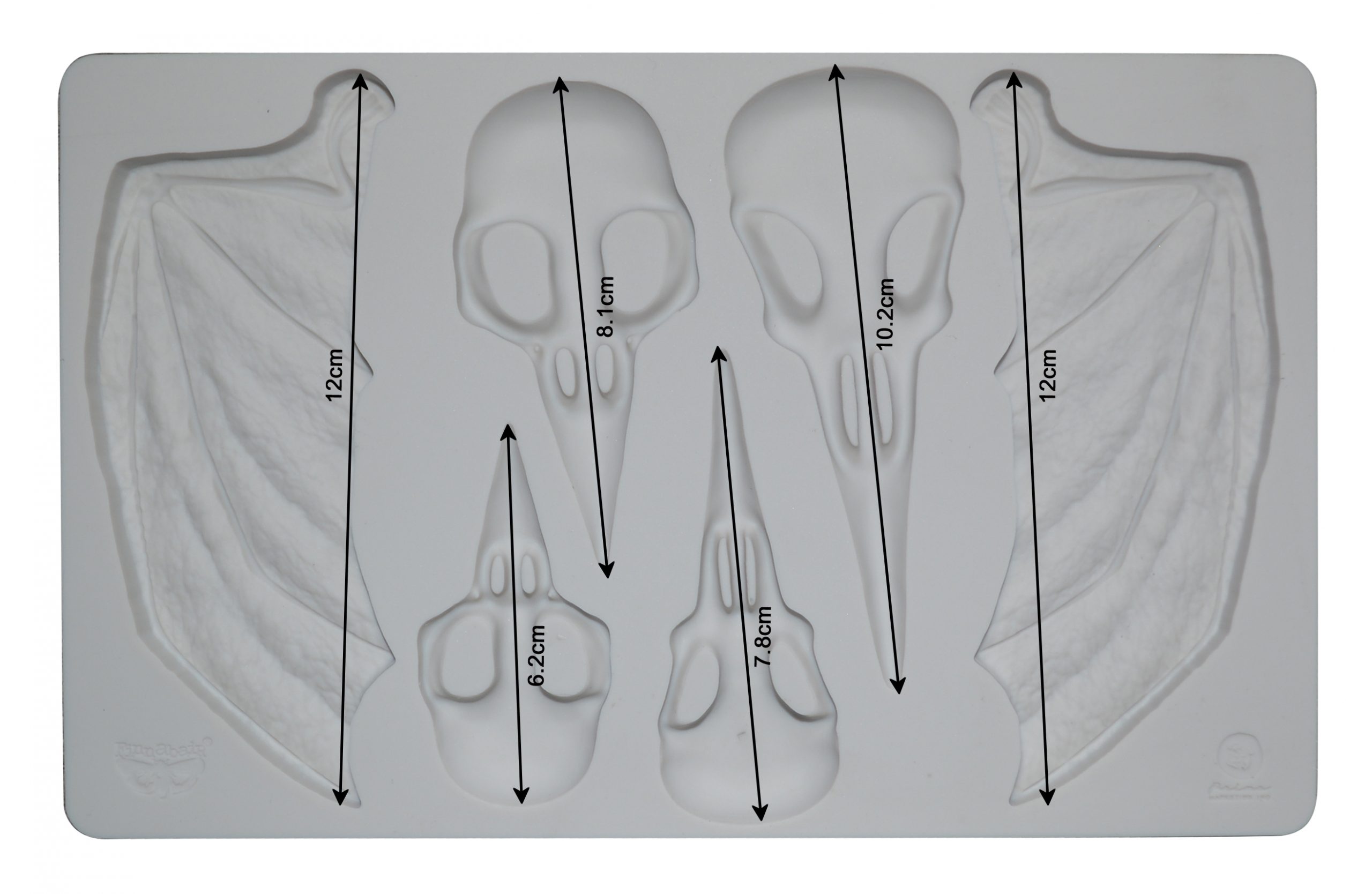 Finnabair – Moulds – Birds and Bats – 1 pc, 5×8 in Copyright #VA0002325590