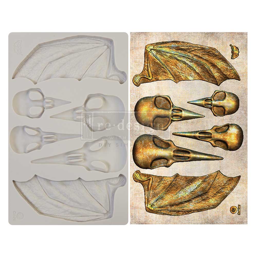 Finnabair – Moulds – Birds and Bats – 1 pc, 5×8 in Copyright #VA0002325590