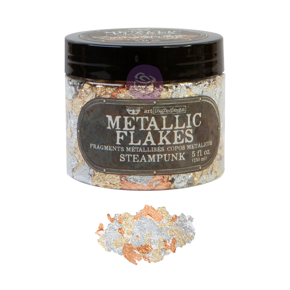 Art Ingredients – Metal Flakes – Steampunk – 1 jar, total weight 30g including container