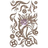 Finnabair Decorative Chipboard - Steampunk Blooms - 14 pcs