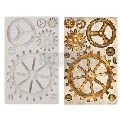 Finnabair – Moulds – Large Gears – 1 pc, 5×8 in Copyright #VA0002330246