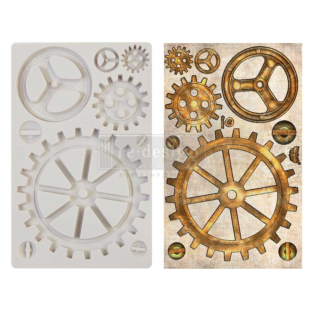 Finnabair – Moulds – Large Gears – 1 pc, 5×8 in Copyright #VA0002330246