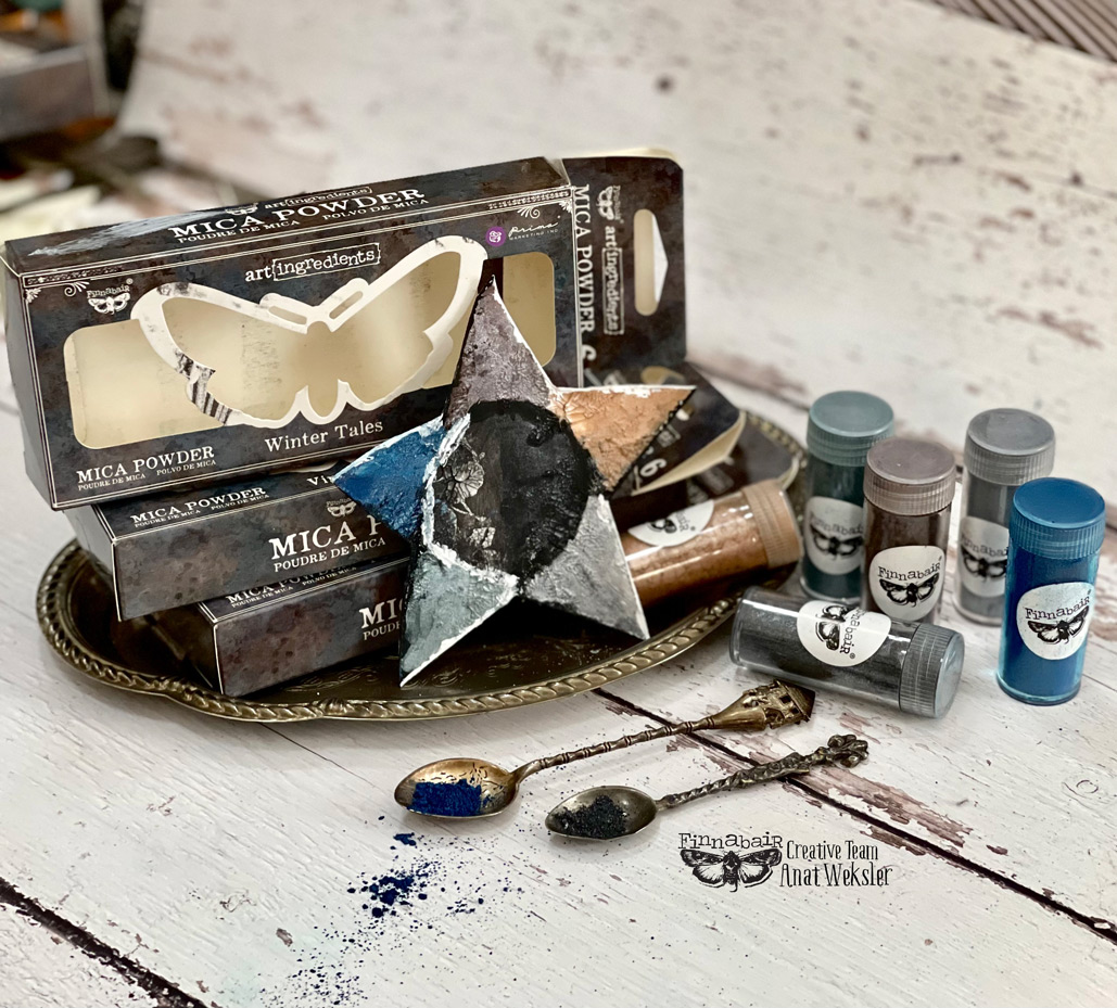 Art Ingredients – Mica Powder Set – Winter Tales – 6 bottles x 7 grams each