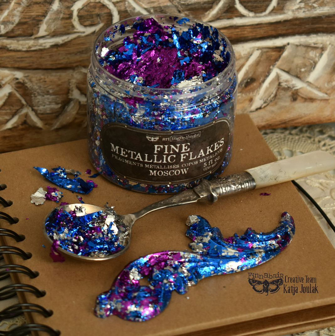 Art Ingredients – Metallic Flakes – Paris – 1 jar, total weight 30g including container