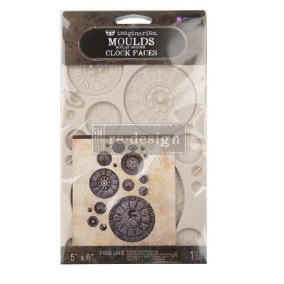 Finnabair Moulds – Clock Faces – 5″ x 8″ x 8mm Copyright #VA0002330077