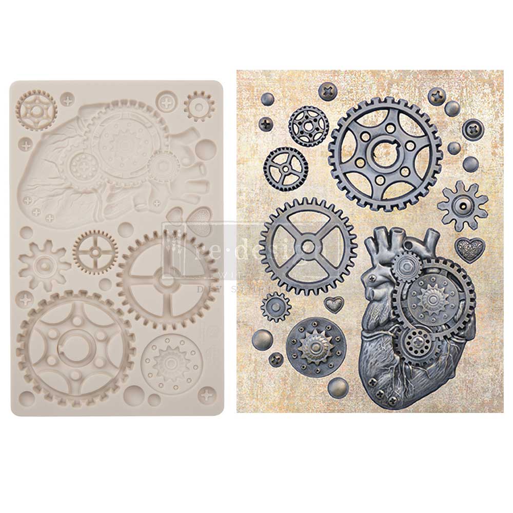 Finnabair Moulds – Love Machine – 5″ x 8″ x 8mm Copyright #VA0002330075